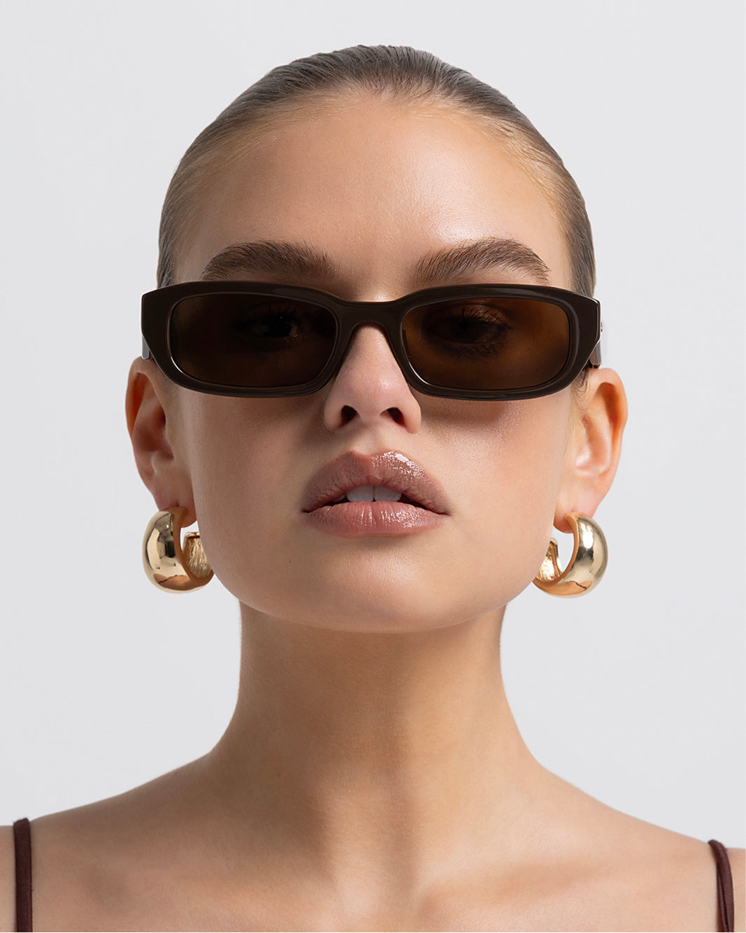 BANBÉ SOPHIA Sunglasses - Dark Chocolate-Dark Chocolate