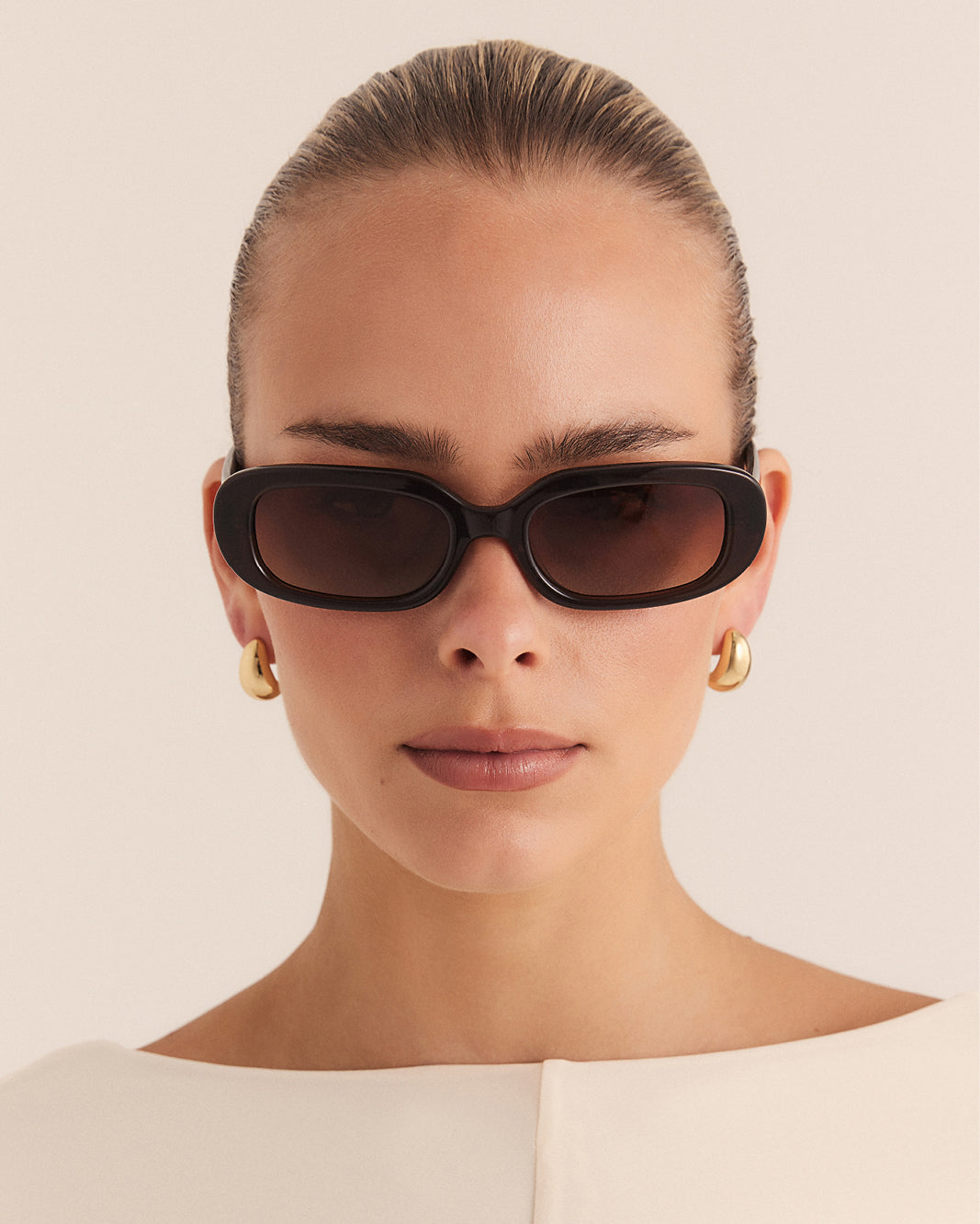 BANBÉ WILLOW Sunglasses - Dark Mocha-Dark Mocha