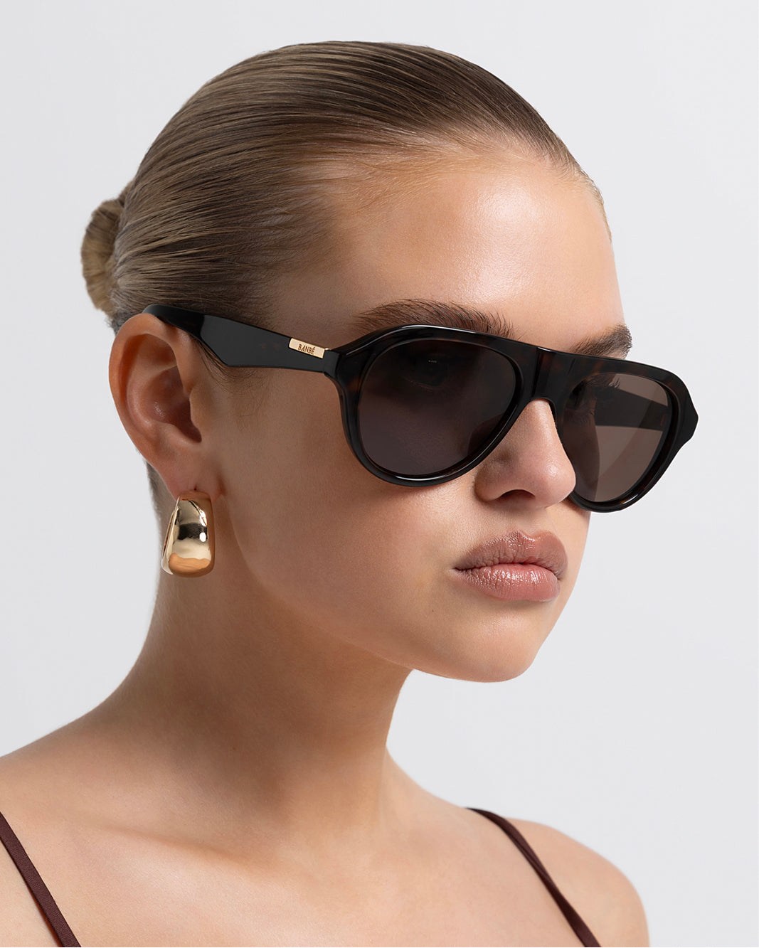 BANBÉ RILEY Sunglasses - Havana Tort-Chocolate