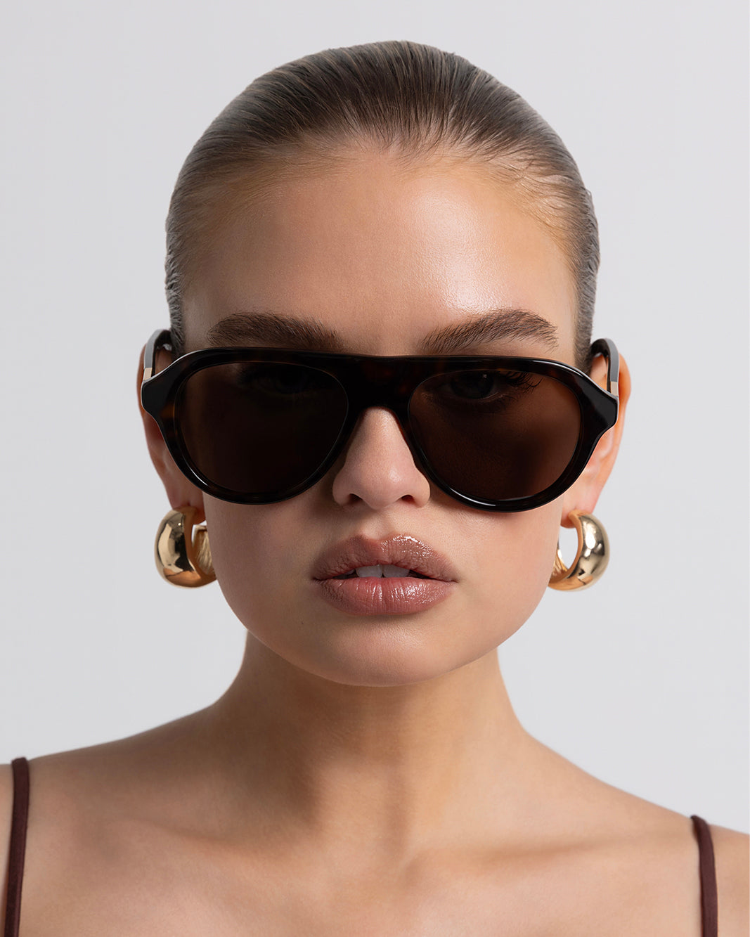 BANBÉ RILEY Sunglasses - Havana Tort-Chocolate