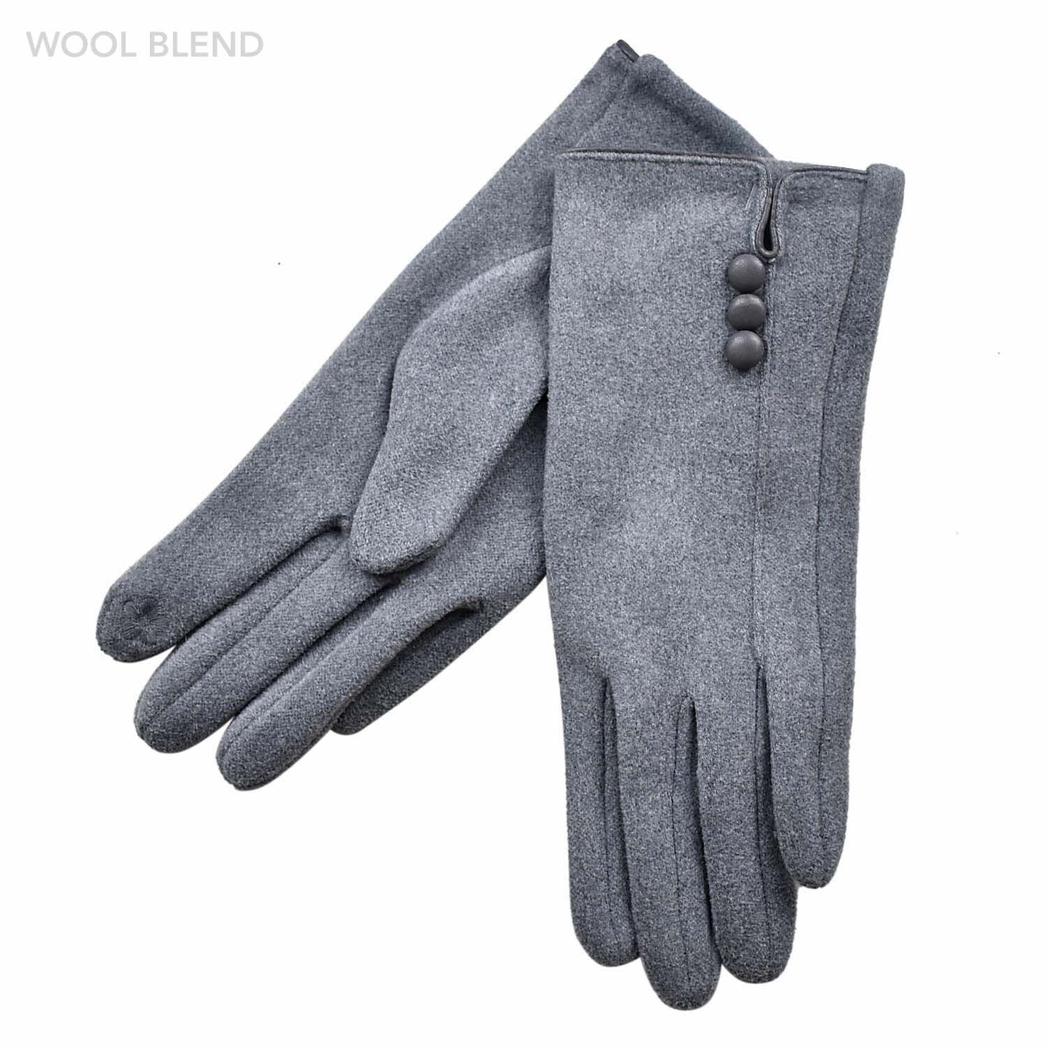 Taylor Hill Three Buttons Gloves