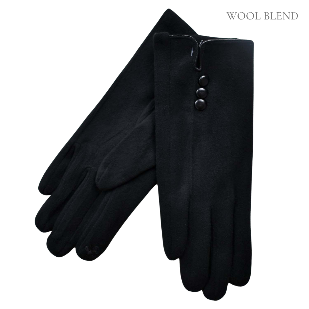 Taylor Hill Three Buttons Gloves