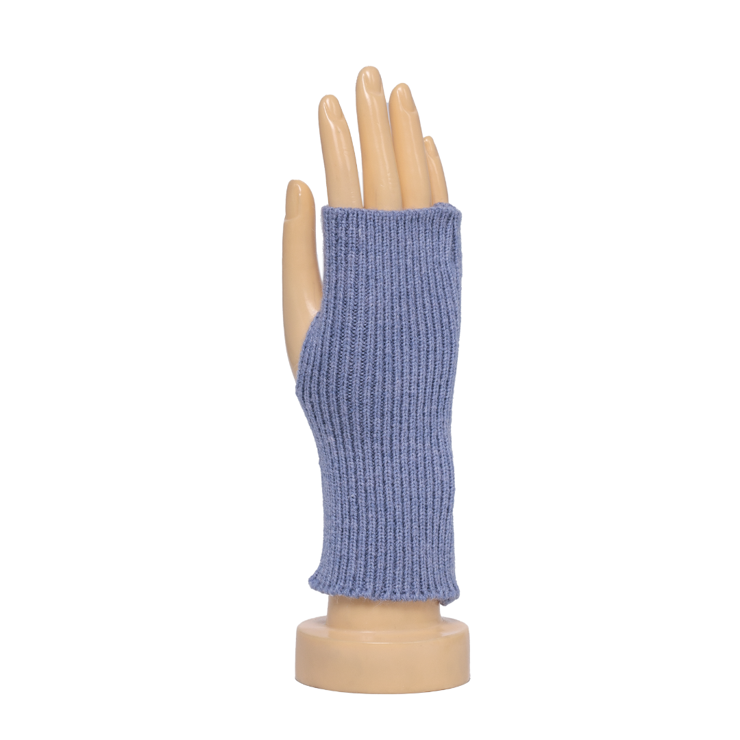 Taylor Hill Ribbed Fingerless Gloves