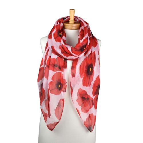 Taylor Hill Large Poppies Scarf