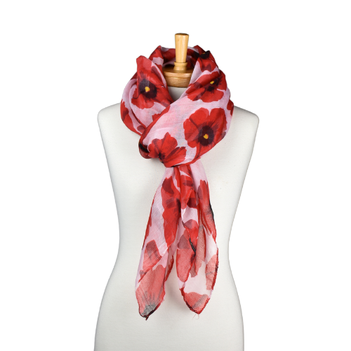 Taylor Hill Large Poppies Scarf