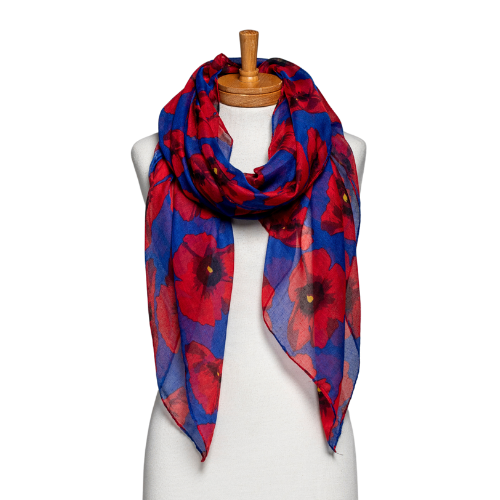 Taylor Hill Large Poppies Scarf