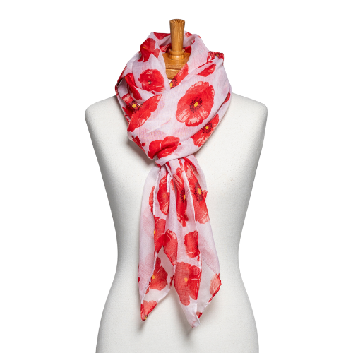 Taylor Hill Medium Poppies Scarf