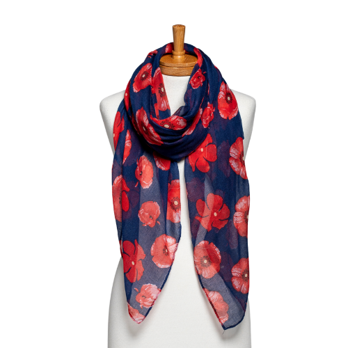 Taylor Hill Medium Poppies Scarf