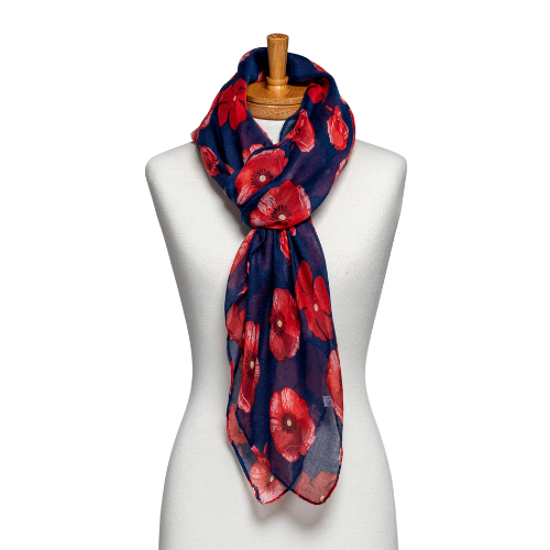 Taylor Hill Medium Poppies Scarf