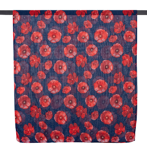 Taylor Hill Medium Poppies Scarf
