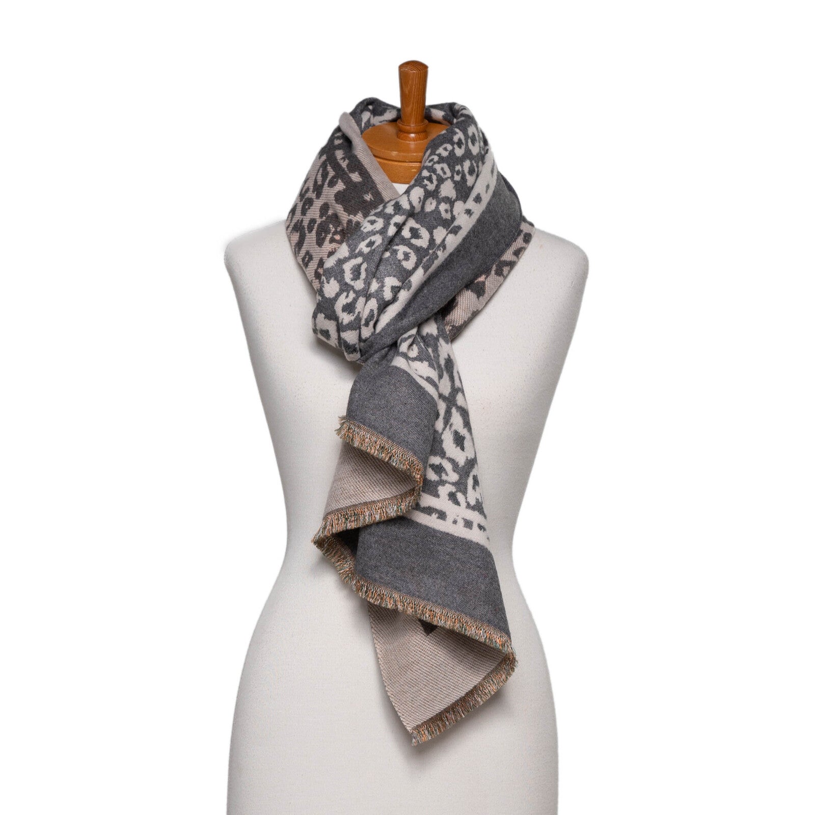 Taylor Hill Reversible Animal Print Scarf