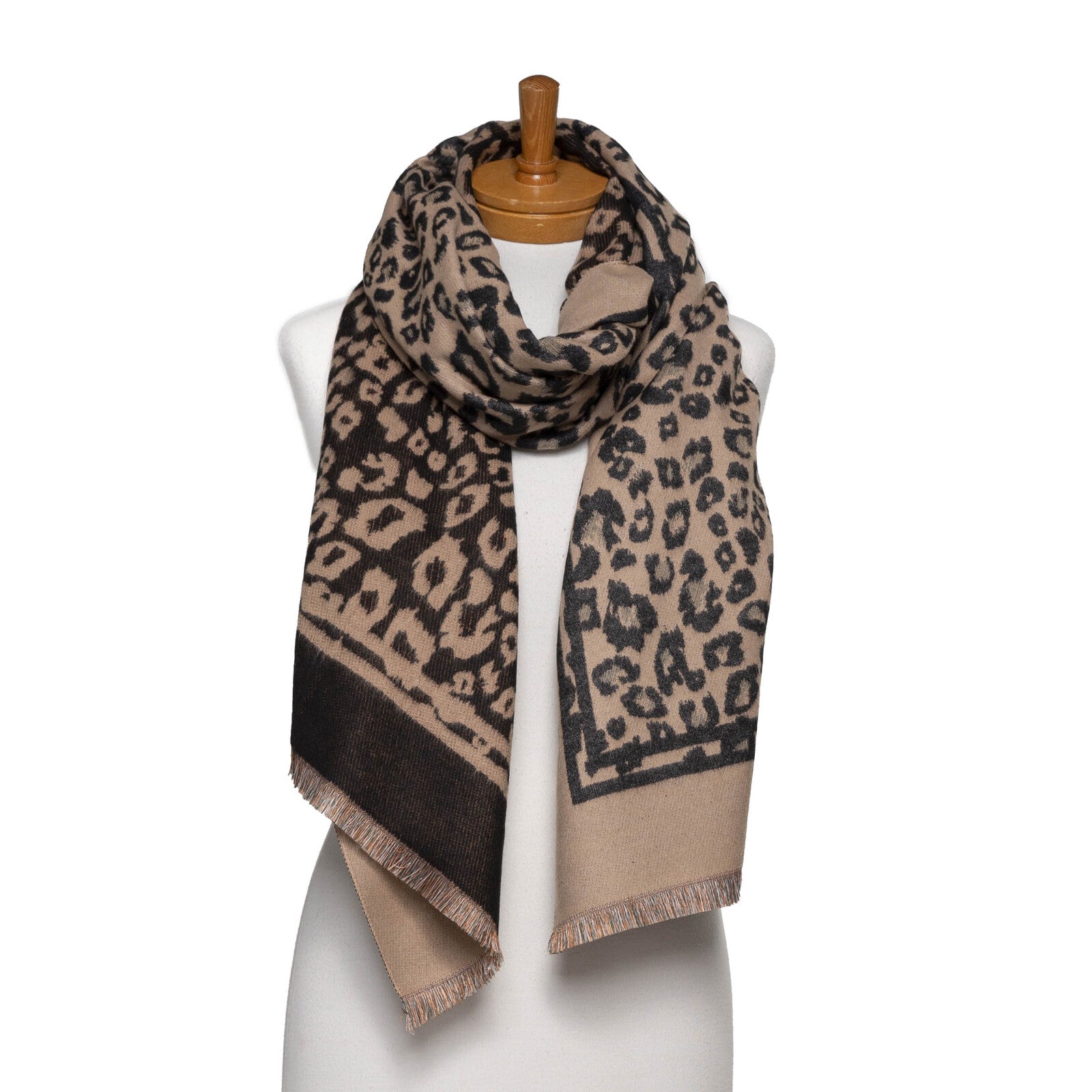Taylor Hill Reversible Animal Print Scarf