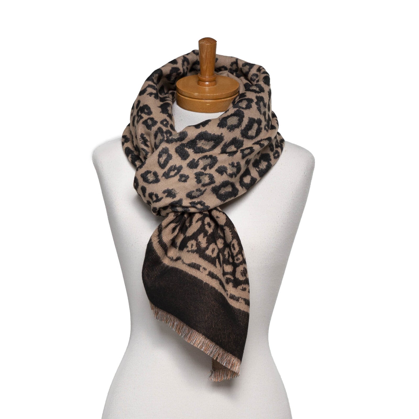Taylor Hill Reversible Animal Print Scarf