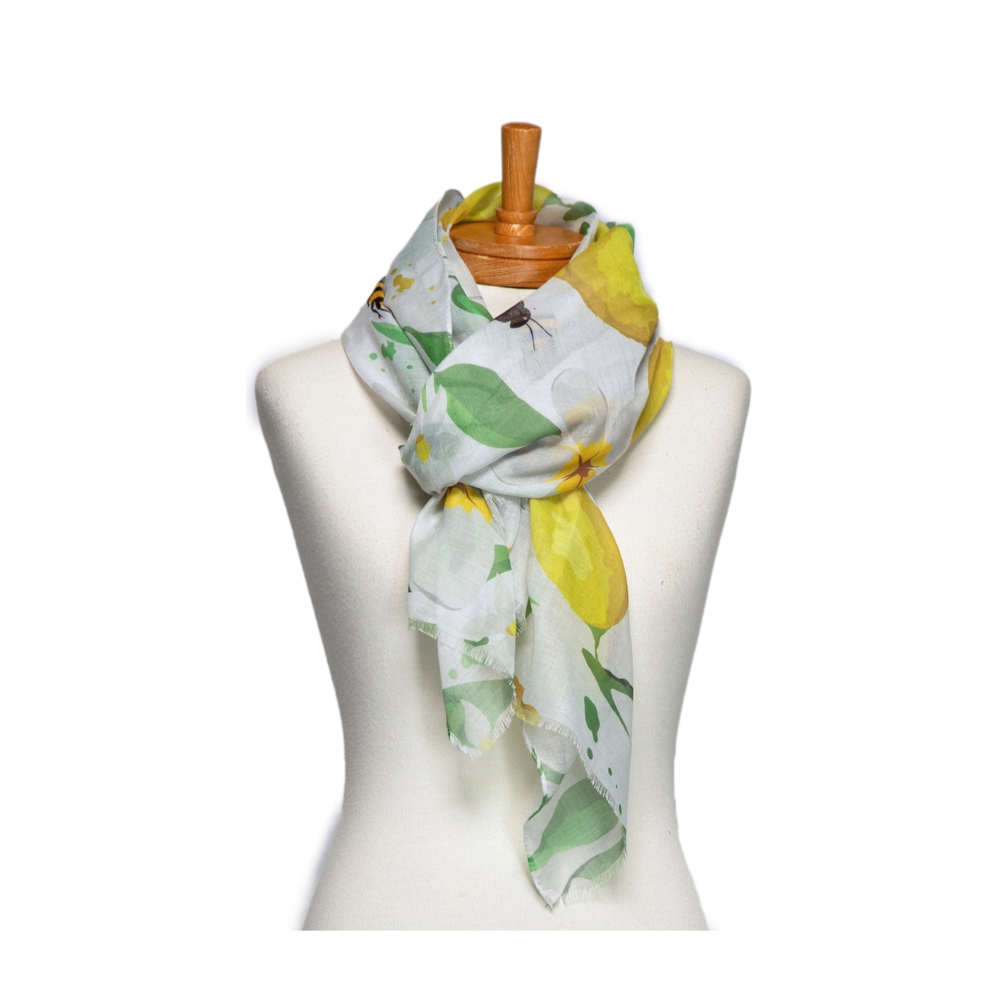 Taylor Hill Lemons and Bees Scarf
