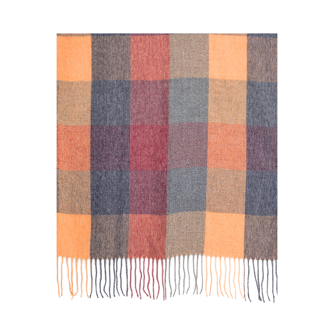 Taylor Hill Autumn Checkered Scarf
