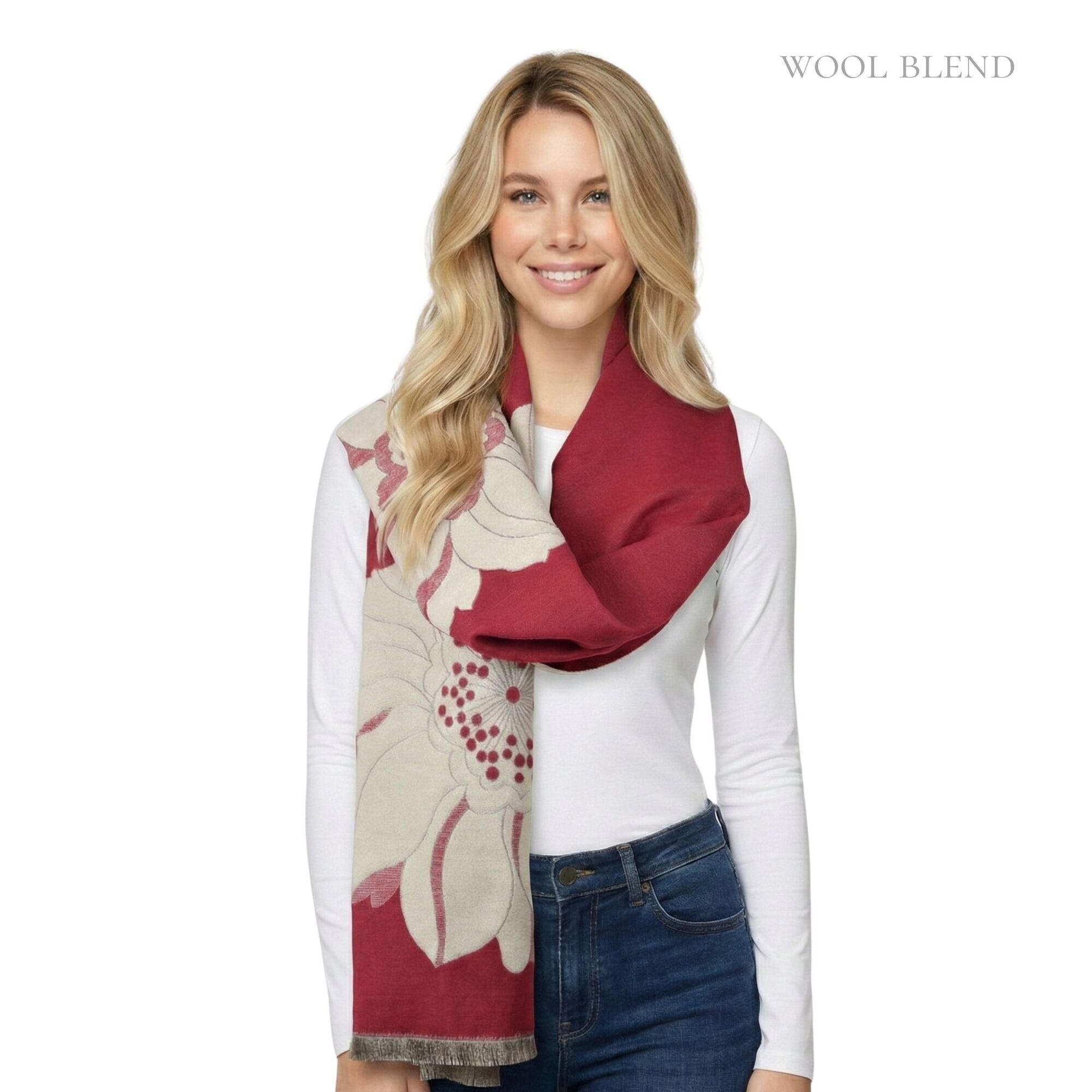 Taylor Hill Reversible Floral Scarf