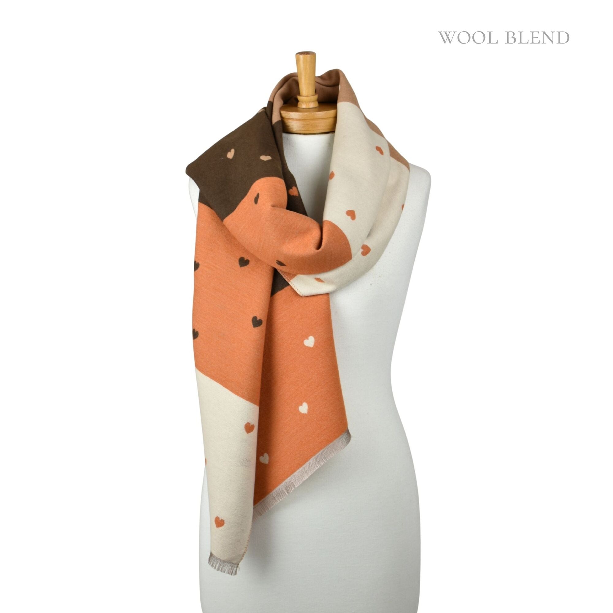 Taylor Hill Reversible Sweet Hearts Scarf