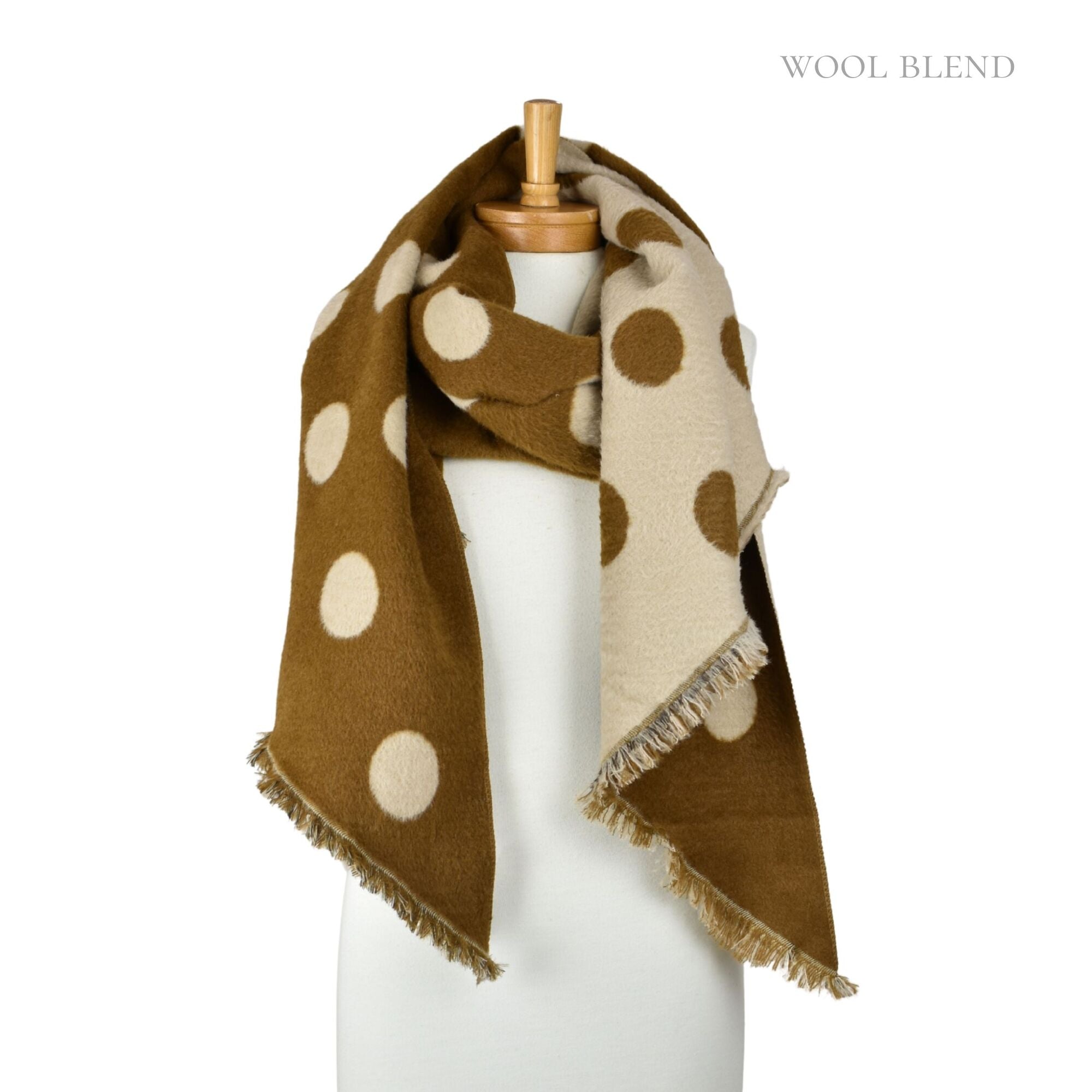 Taylor Hill Reversible Polka Dot Scarf