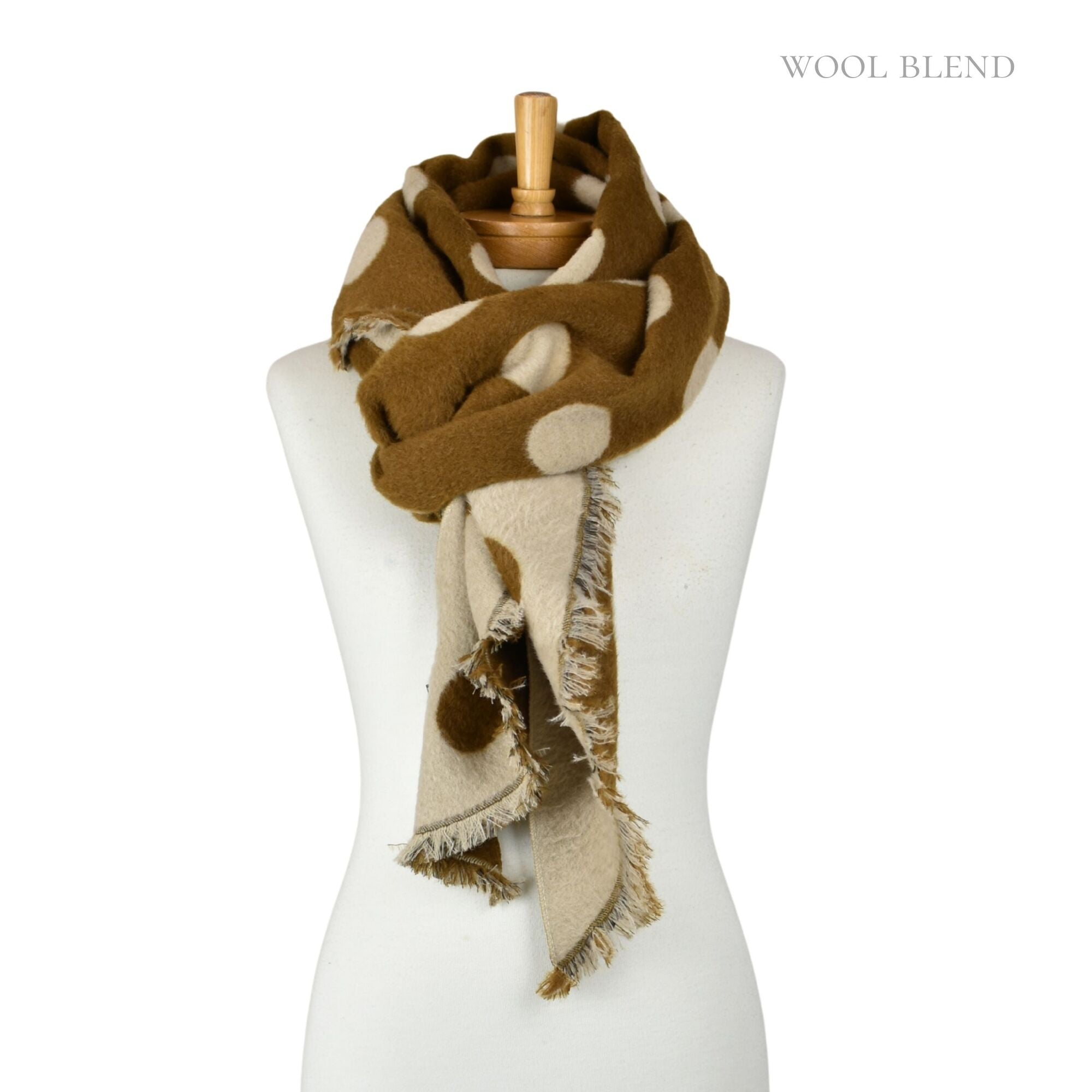 Taylor Hill Reversible Polka Dot Scarf