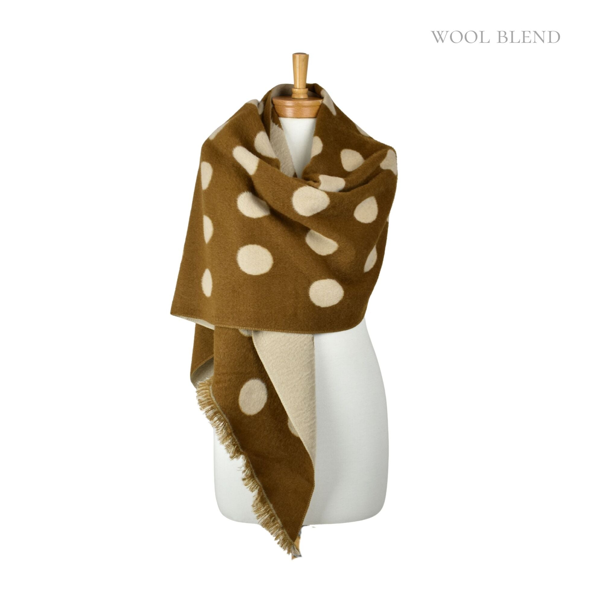Taylor Hill Reversible Polka Dot Scarf