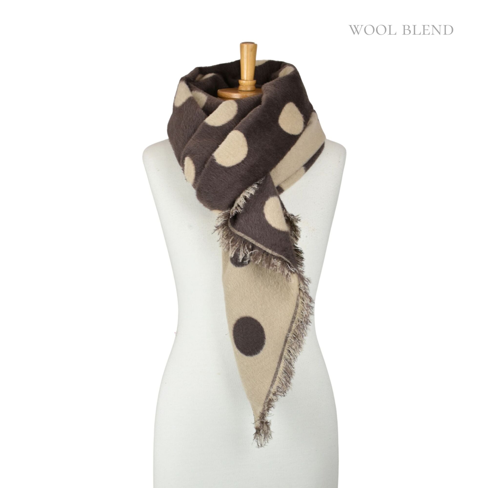 Taylor Hill Reversible Polka Dot Scarf