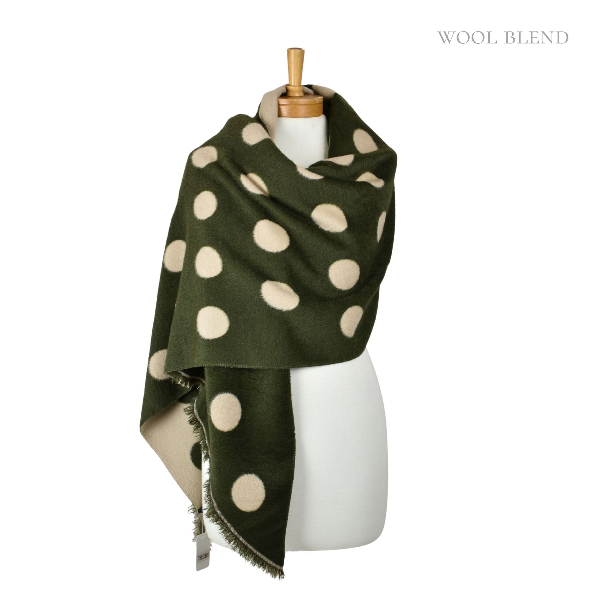 Taylor Hill Reversible Polka Dot Scarf