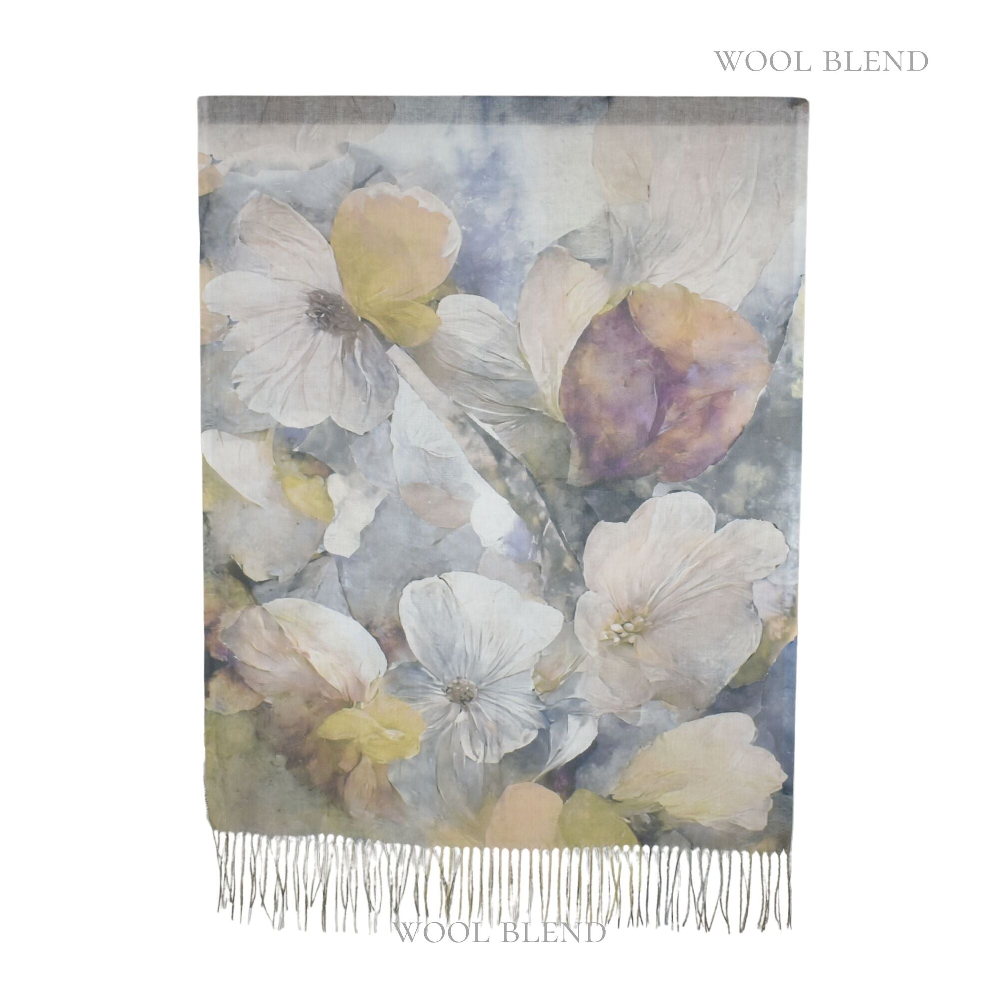 Taylor Hill Gardenia Watercolour Scarf