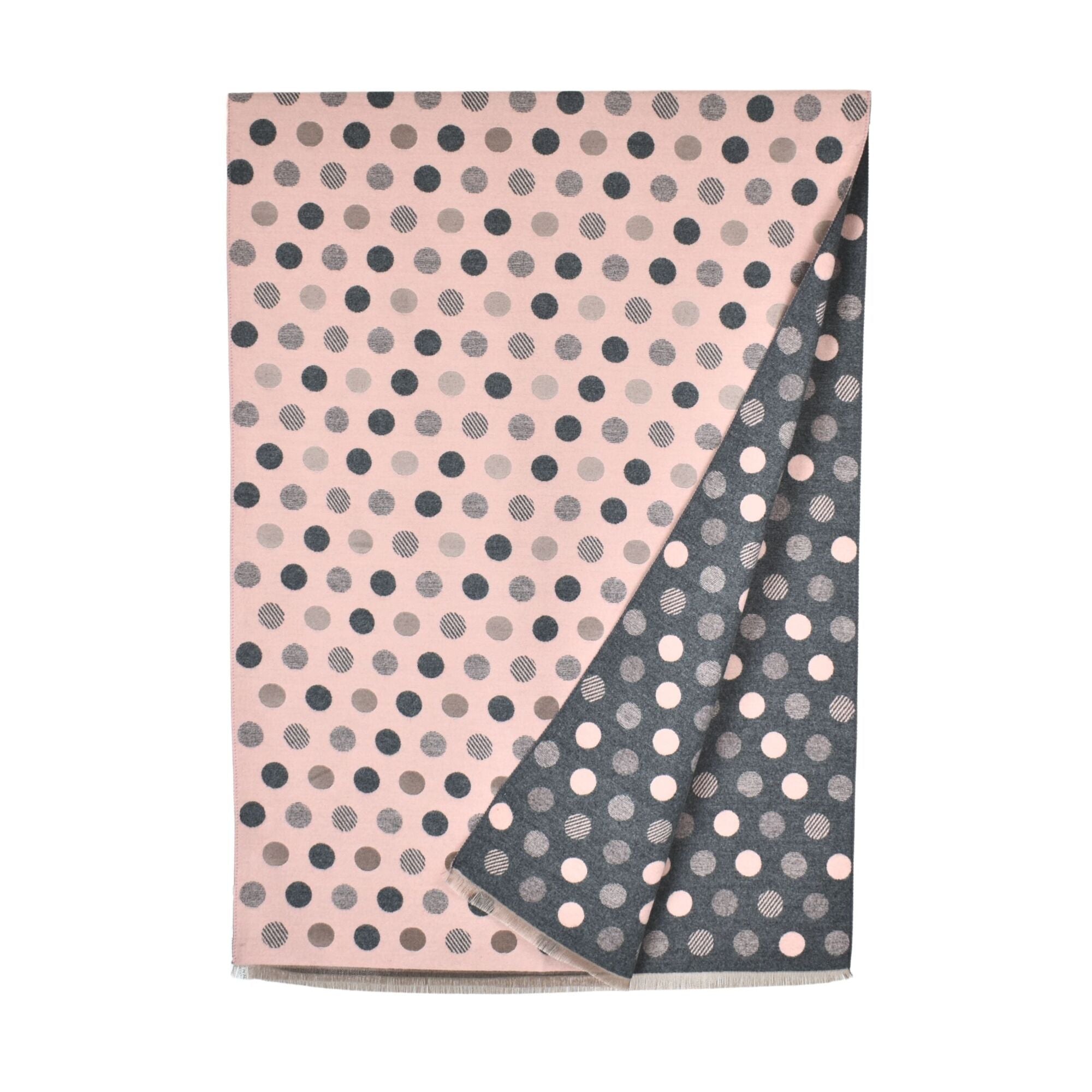 Taylor Hill Reversible Multi Polka Dots Scarf