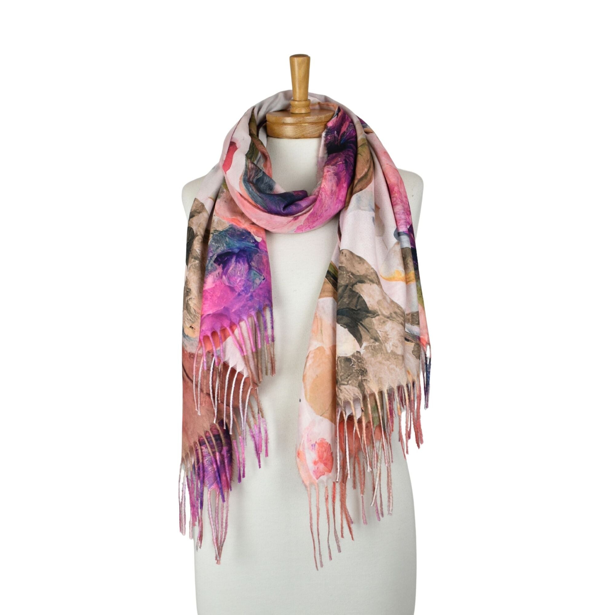 Taylor Hill Watercolour Flower Scarf