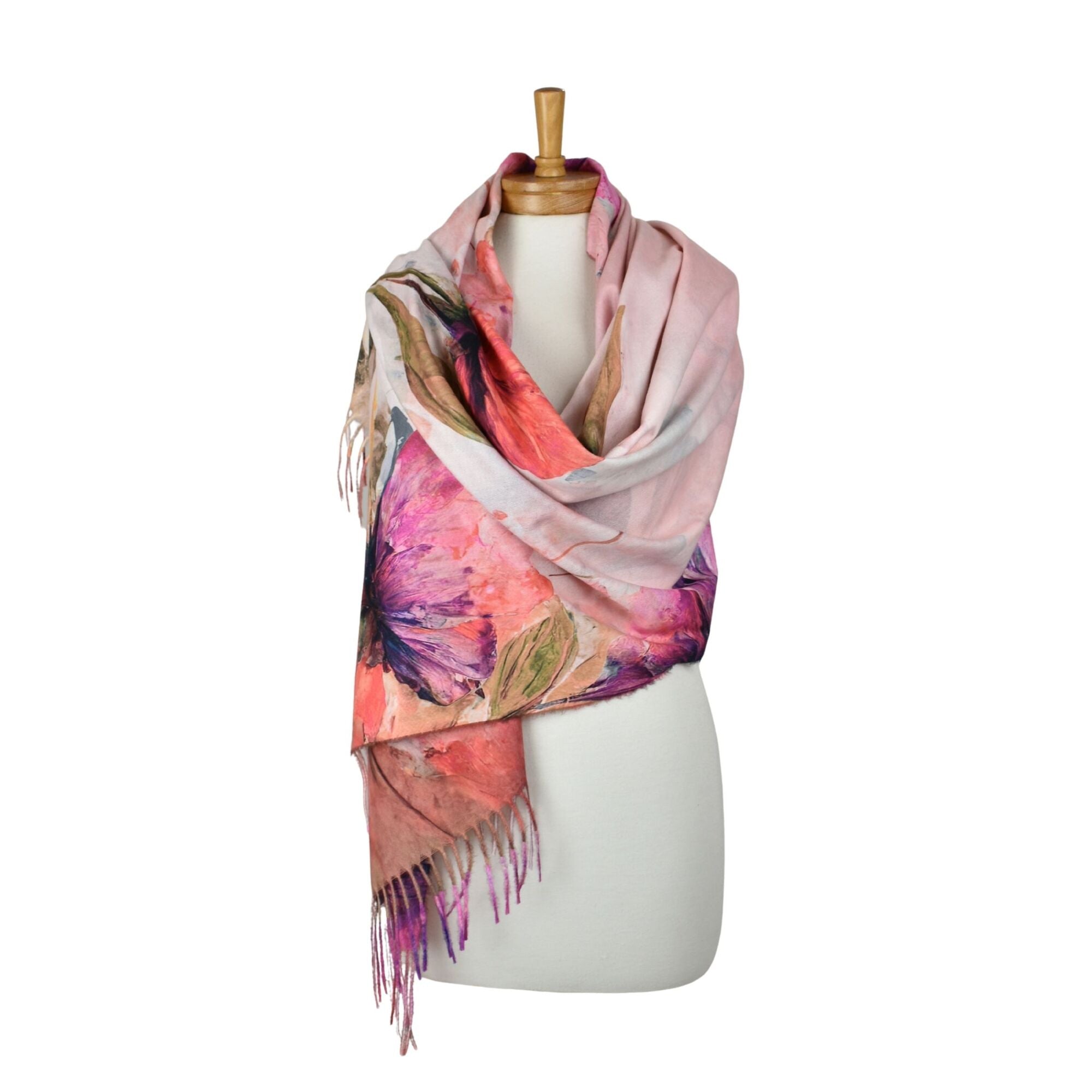 Taylor Hill Watercolour Flower Scarf