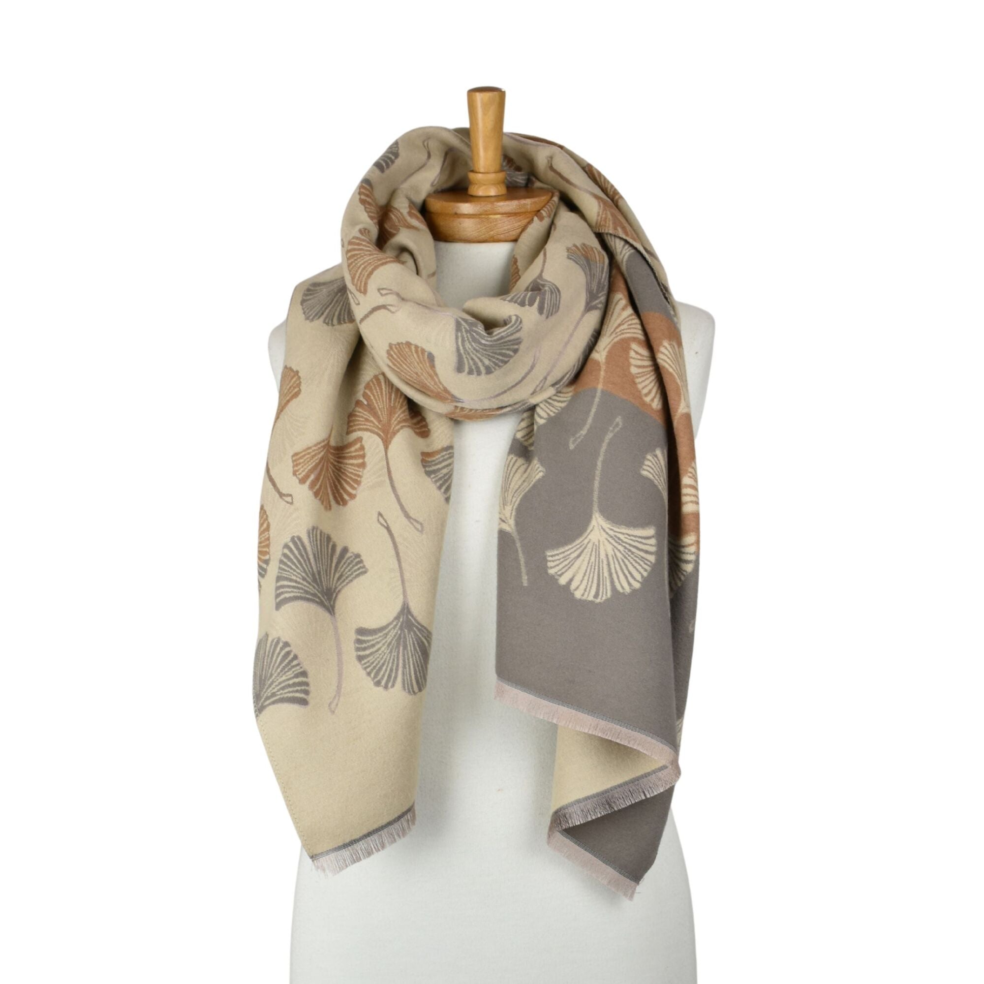 Taylor Hill Reversible Multi Gingko Scarf