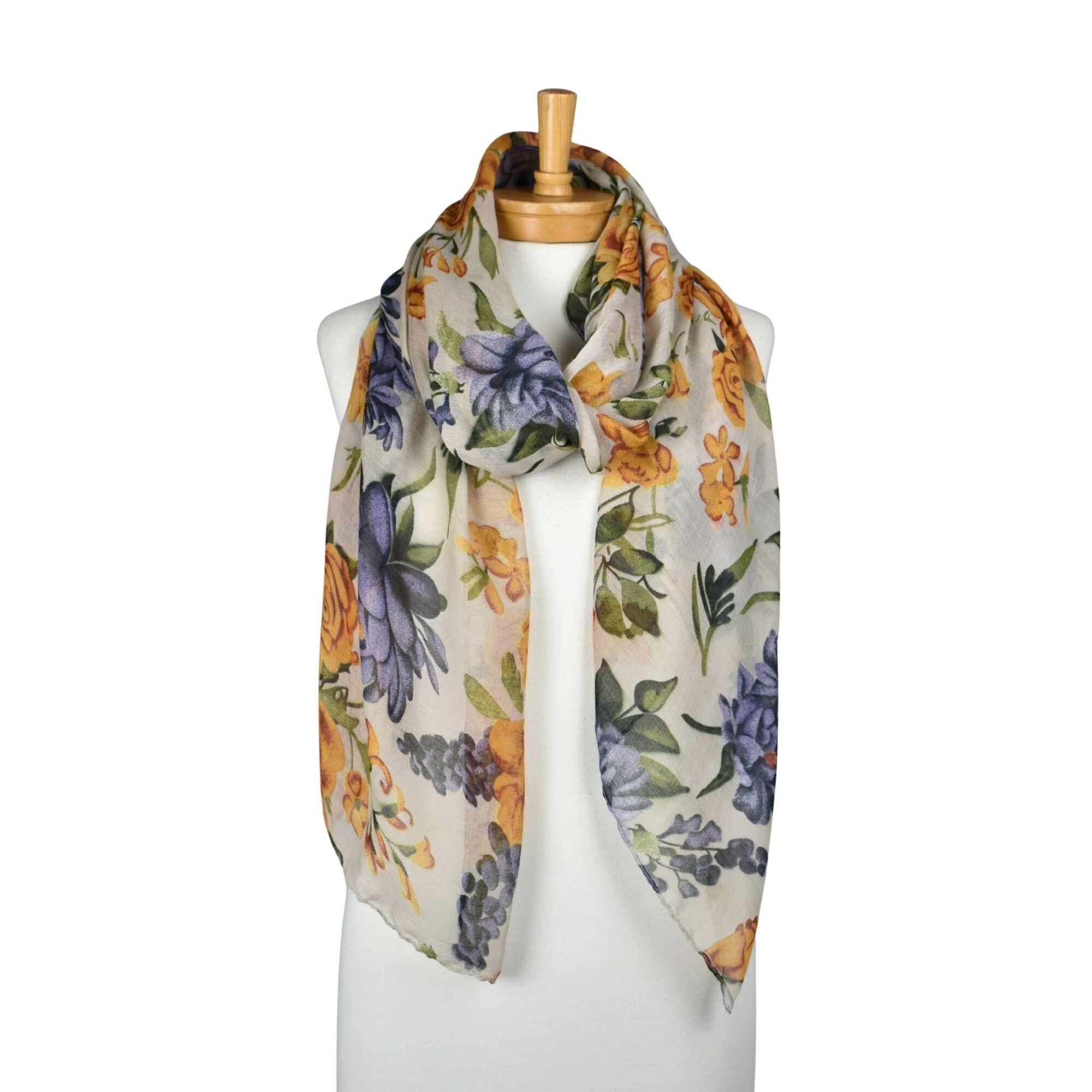 Taylor Hill Peony Rose Garden Scarf
