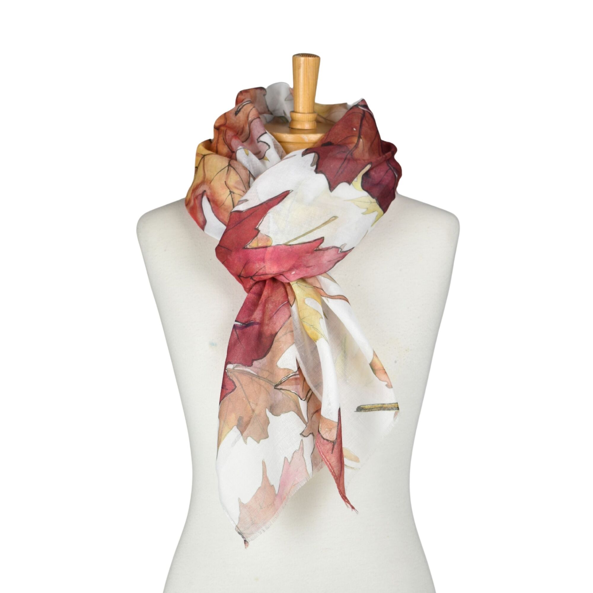 Taylor Hill Autumn Maple Leaf Scarf