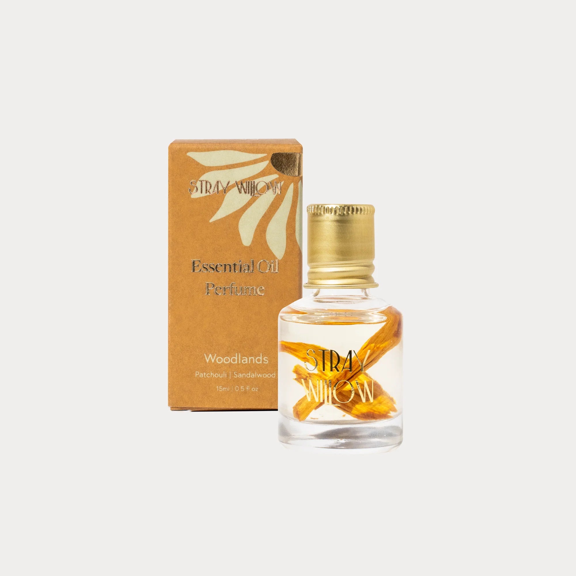 Stray Willow Essential Oil Perfume Roller - Woodlands