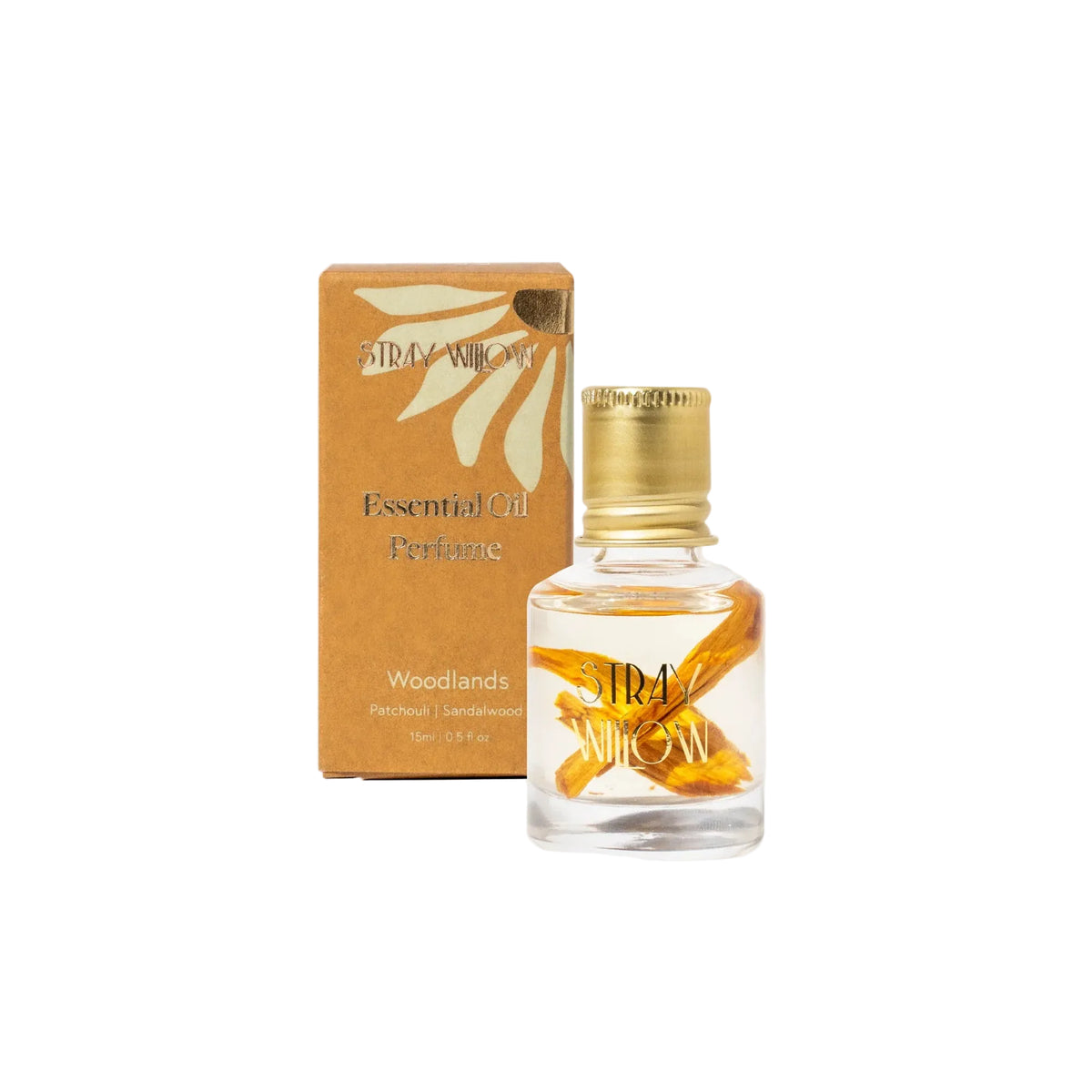 Stray Willow Essential Oil Perfume Roller - Woodlands