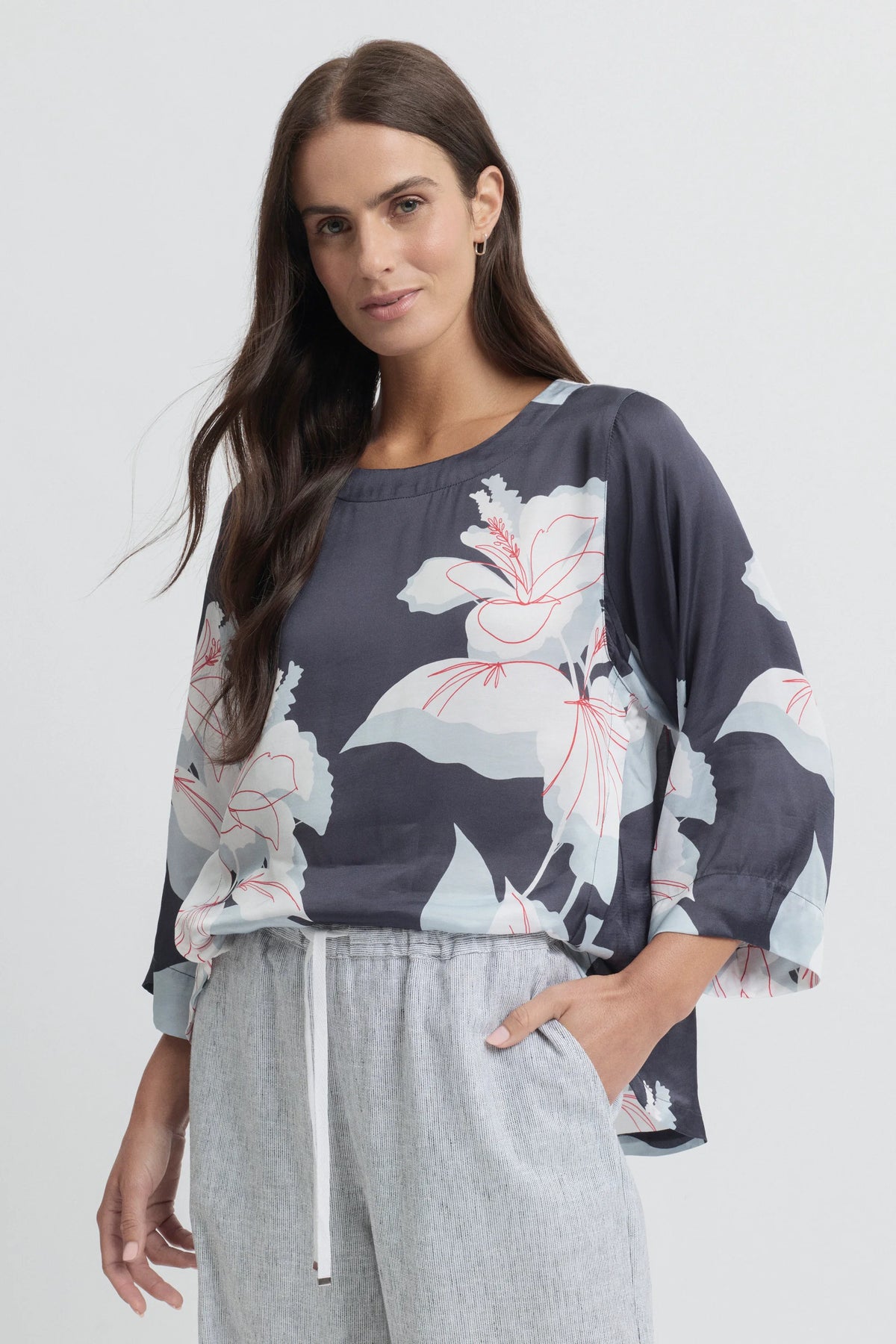 Yarra Trail Native Print Top