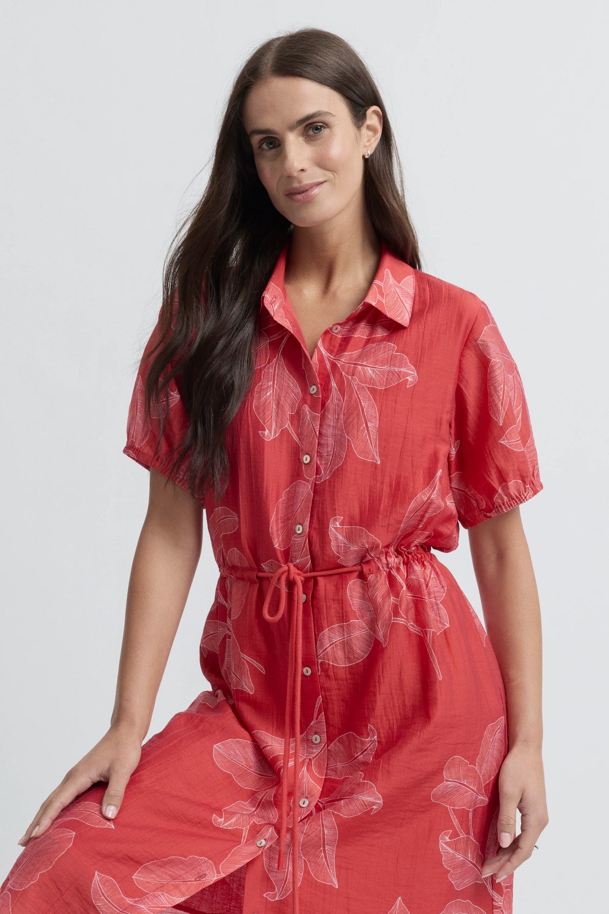 Yarra Trail Rosella Print Dress