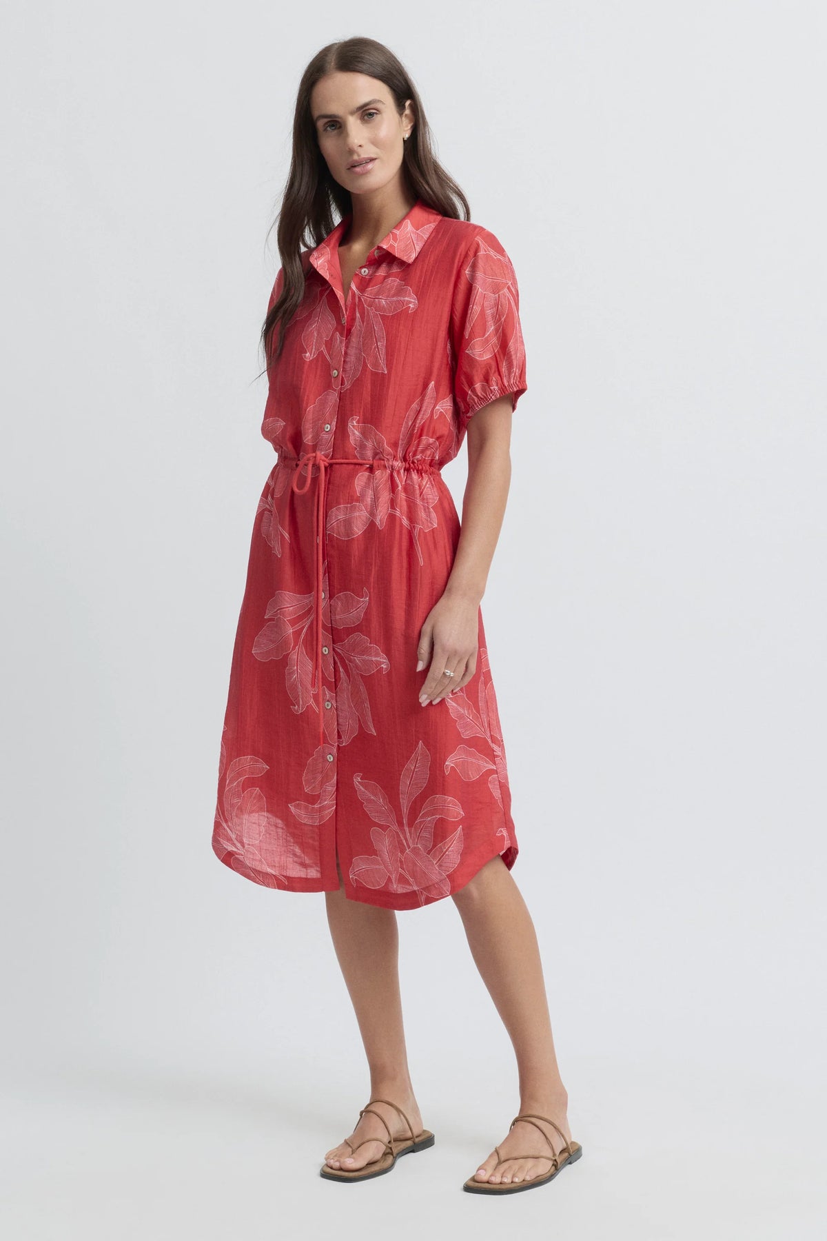 Yarra Trail Rosella Print Dress