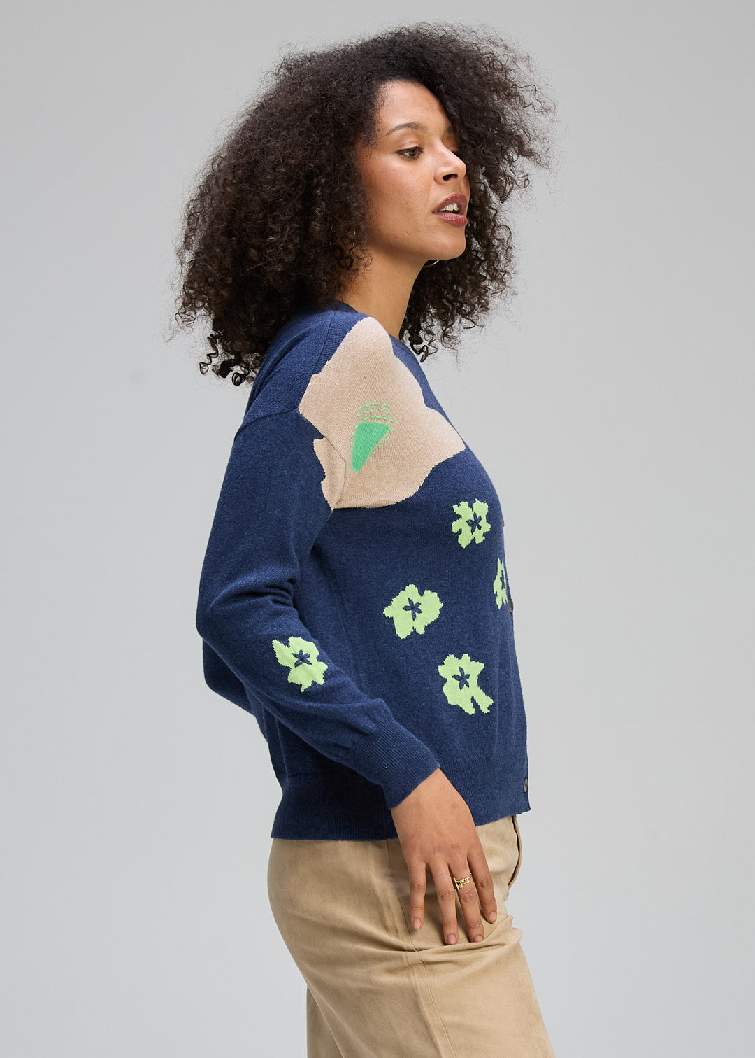 Zaket & Plover Petal Play Cardi - Denim