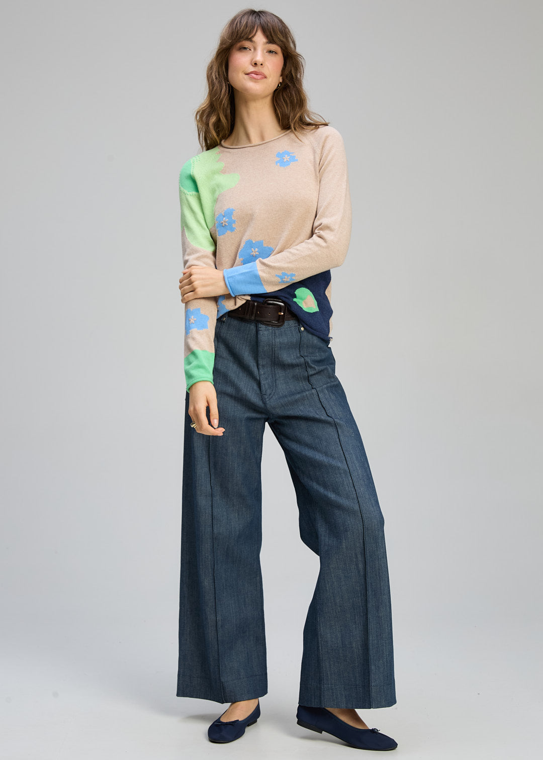 Zaket & Plover Petal Play Jumper - Almond