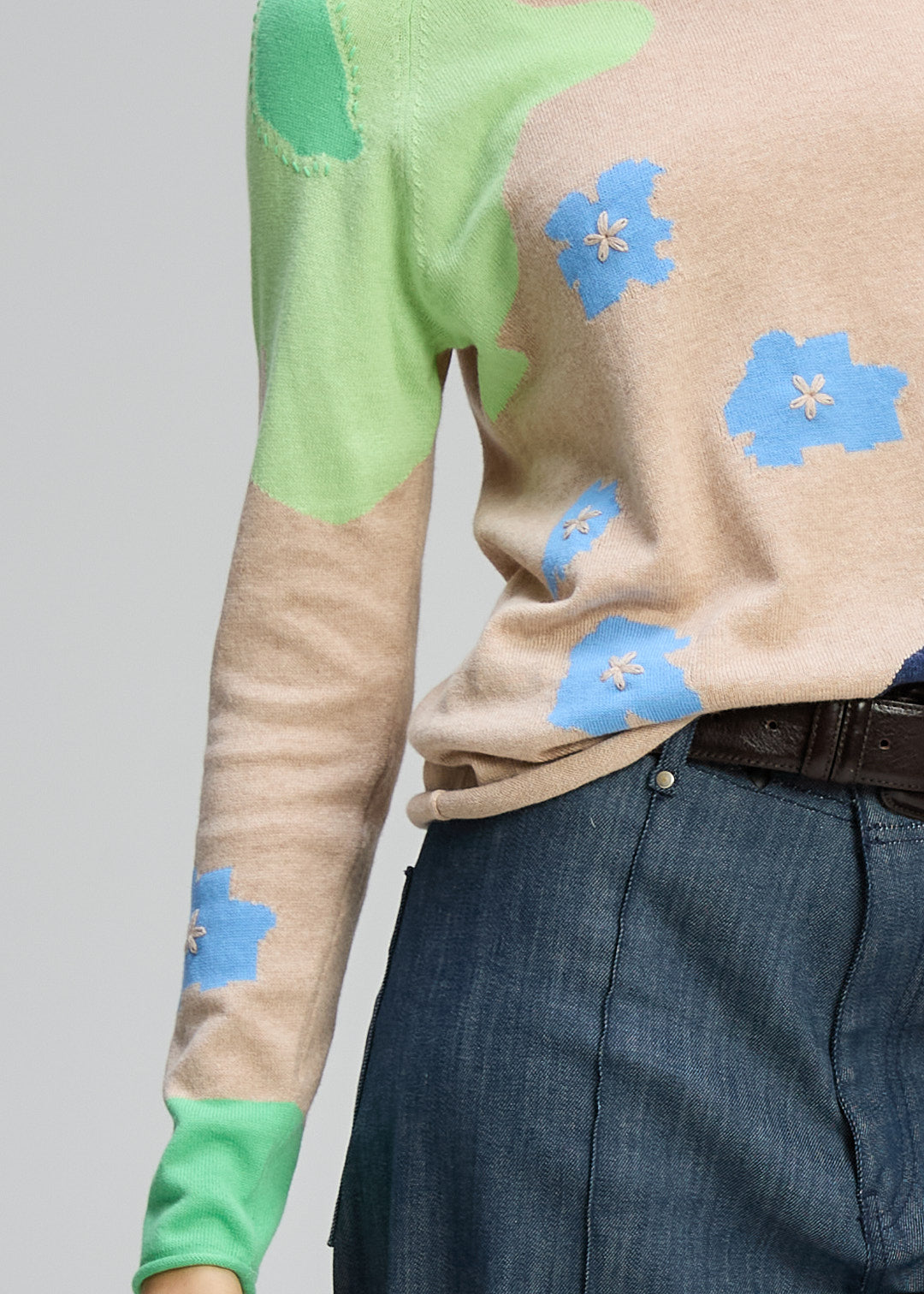 Zaket & Plover Petal Play Jumper - Almond