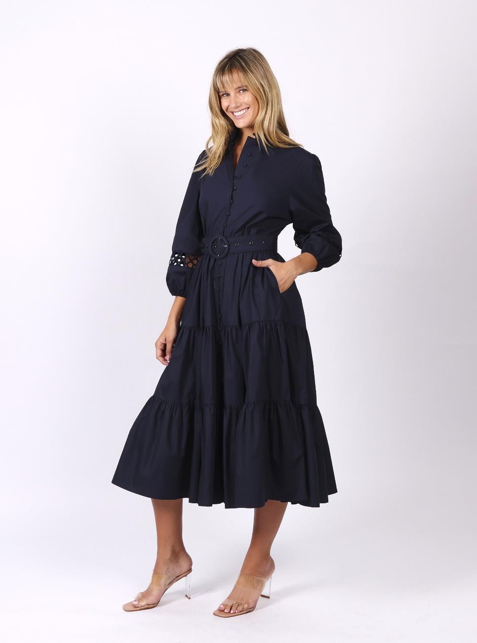 Leoni Dior Dress - Navy