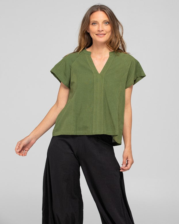 Boom Shankar Livy Top - Khaki