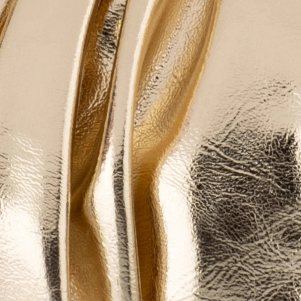 Olga Berg Betty Metallic Clutch - Gold