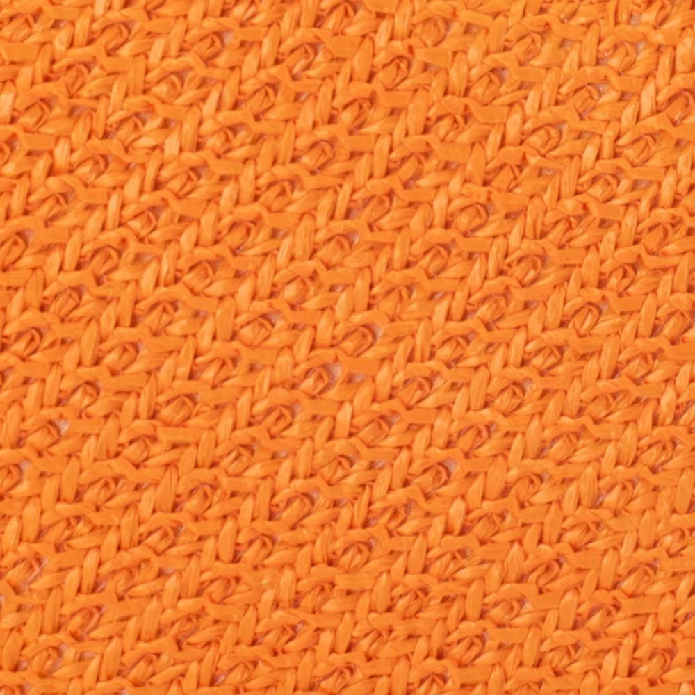 Olga Berg Birdie Textural Handle Bag - Orange