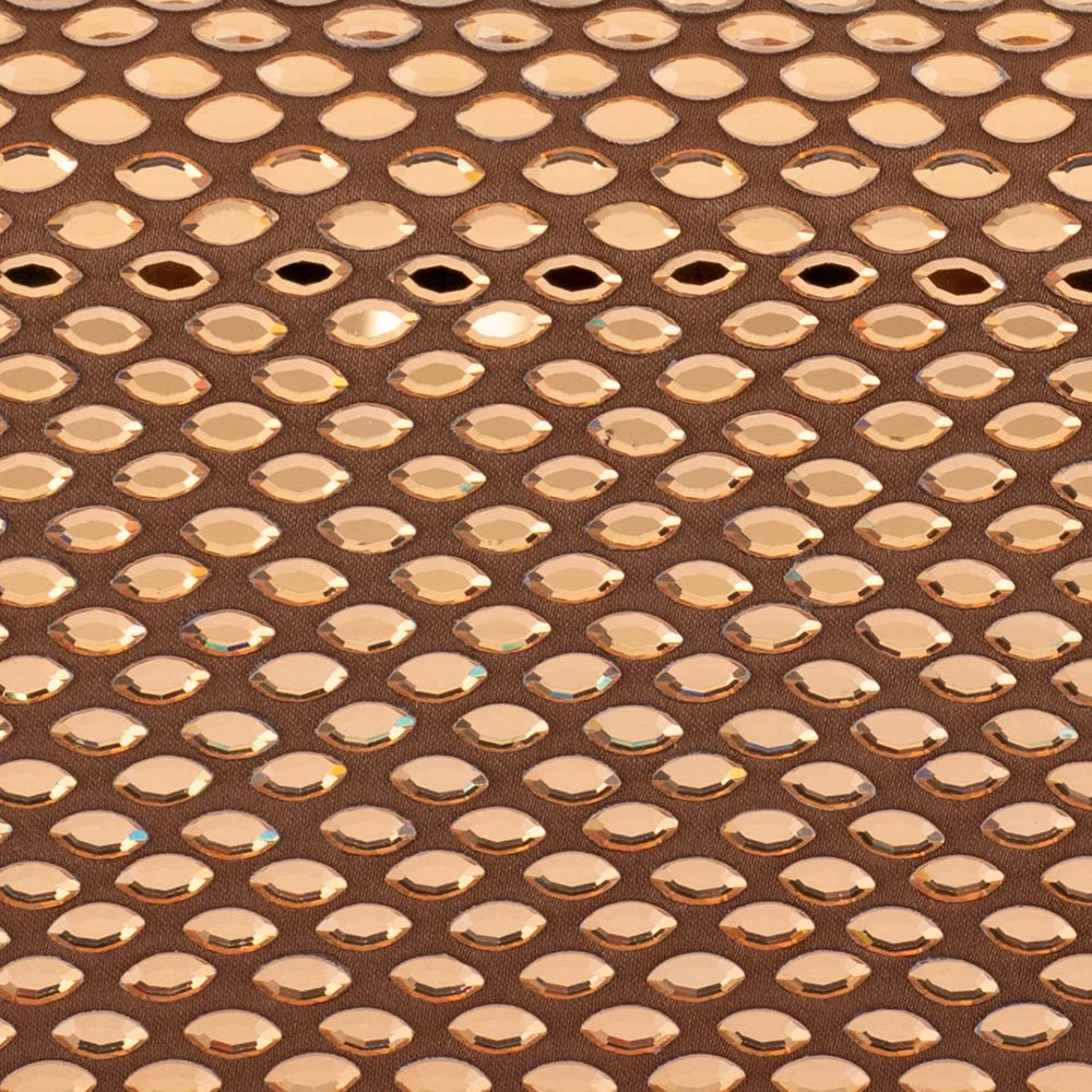 Olga Berg Brooks Hotfix Clutch - Copper