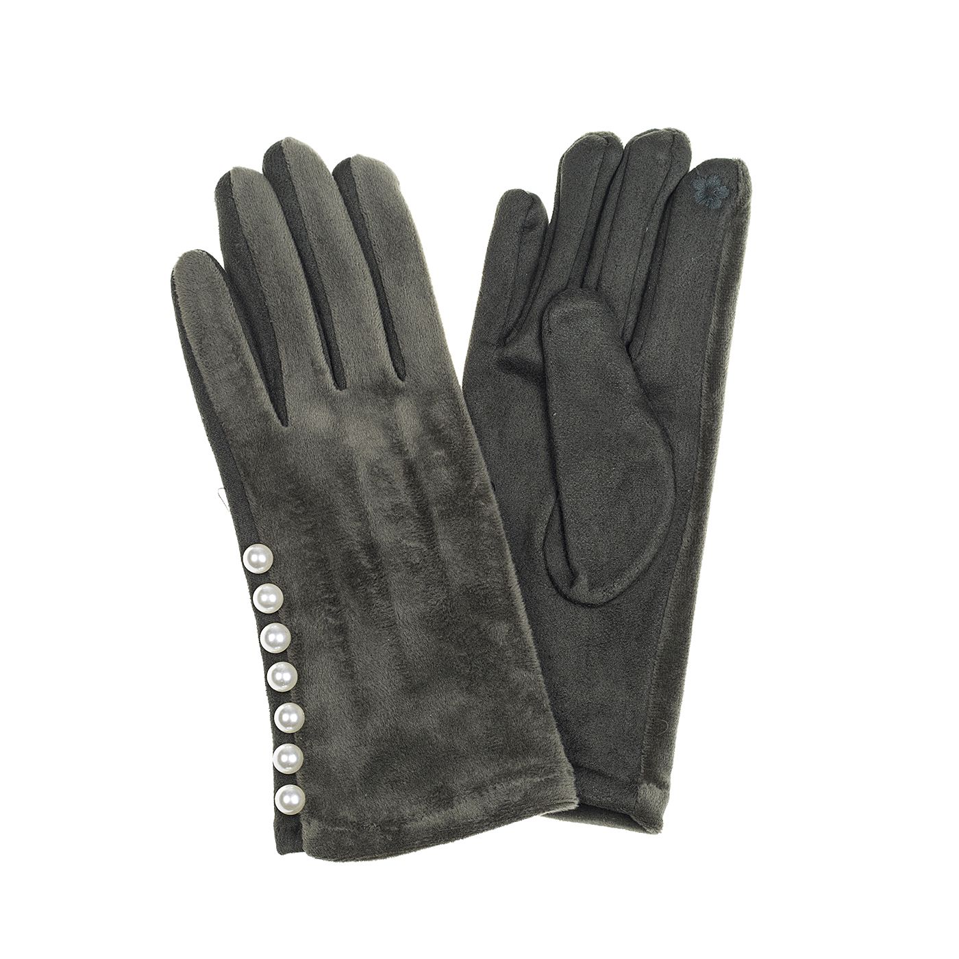 Ivys Pearl Button Touchscreen Gloves