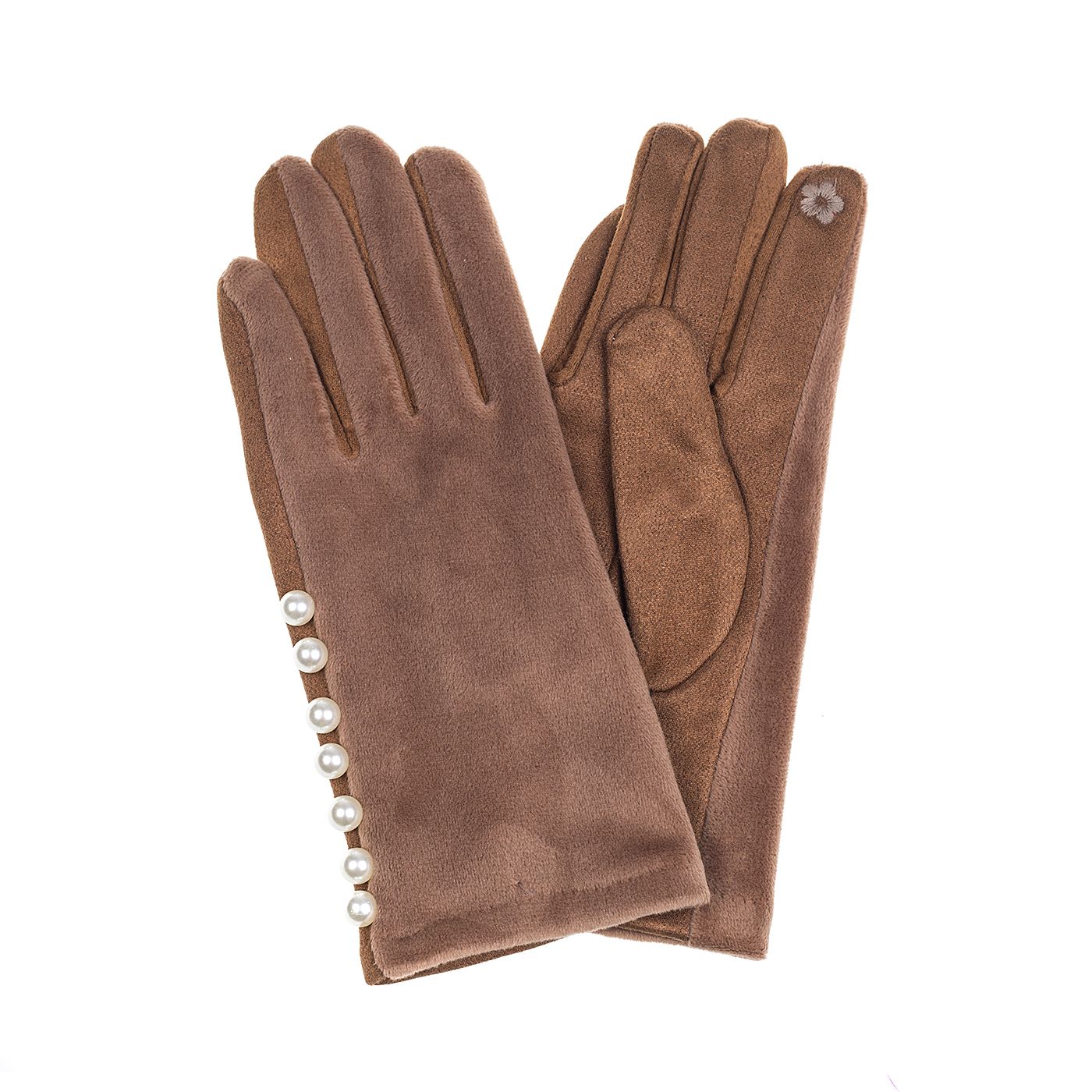 Ivys Pearl Button Touchscreen Gloves