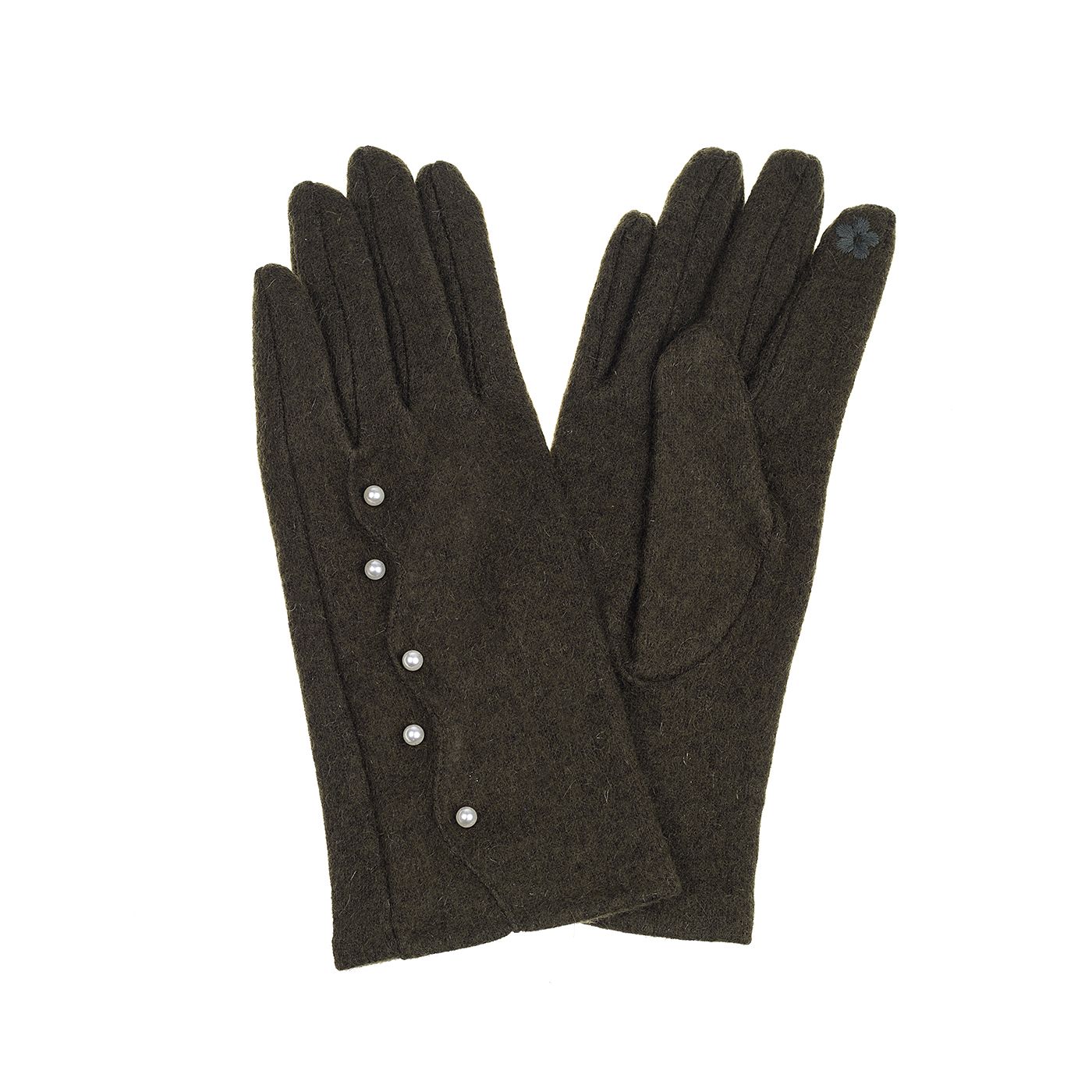 Ivys Pearl Wave Knit Gloves