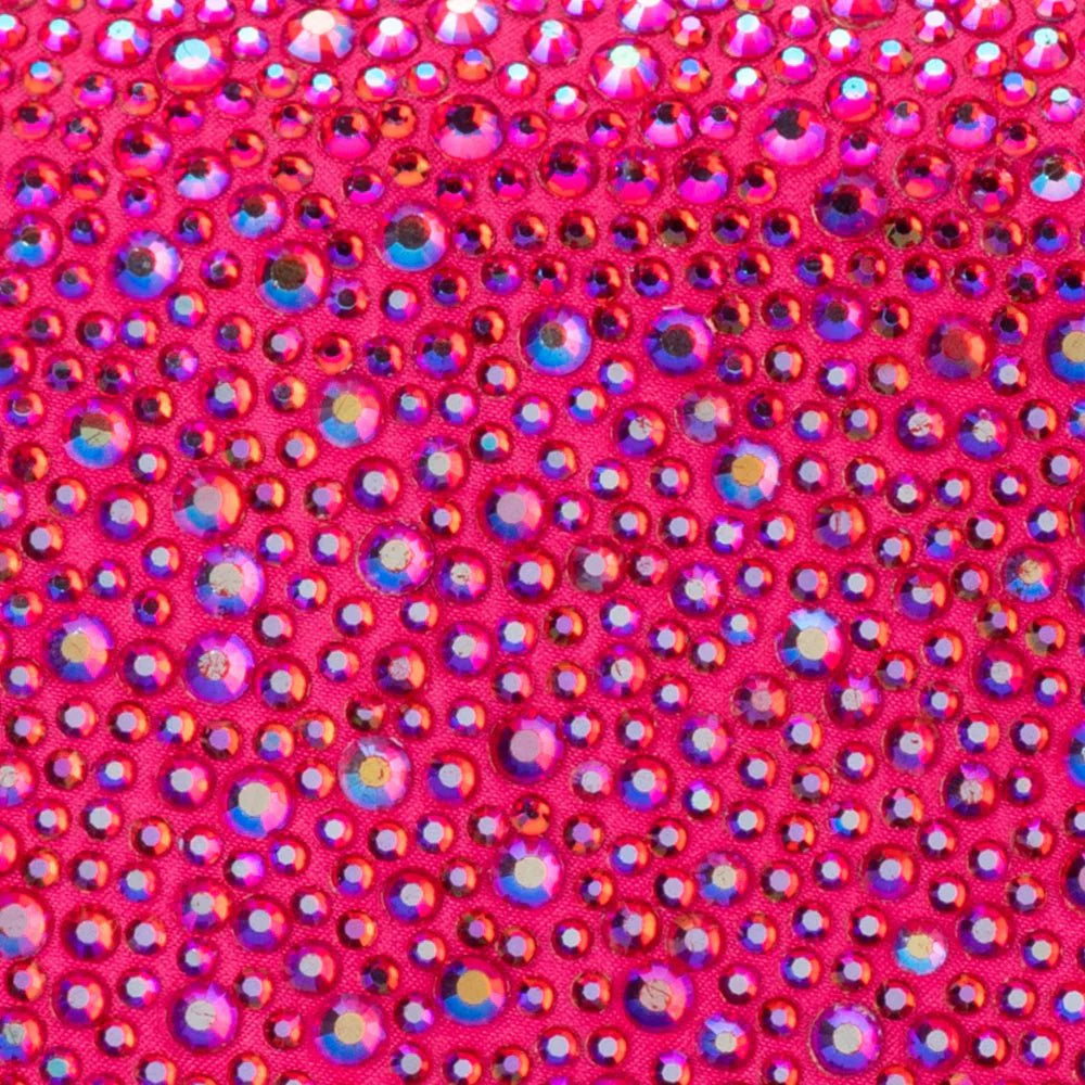 Olga Berg HATTIE Crystal Shoulder Bag - Fuchsia